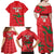 Custom Oman Cricket Family Matching Off Shoulder Maxi Dress and Hawaiian Shirt Go Champions Strong Flame Style - Wonder Print Shop