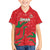 Custom Oman Cricket Family Matching Off Shoulder Short Dress and Hawaiian Shirt Go Champions Strong Flame Style - Wonder Print Shop