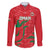 Custom Oman Cricket Family Matching Puletasi and Hawaiian Shirt Go Champions Strong Flame Style - Wonder Print Shop