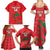 Custom Oman Cricket Family Matching Summer Maxi Dress and Hawaiian Shirt Go Champions Strong Flame Style - Wonder Print Shop