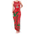 Custom Oman Cricket Family Matching Tank Maxi Dress and Hawaiian Shirt Go Champions Strong Flame Style - Wonder Print Shop