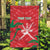 Custom Oman Cricket Garden Flag Go Champions Strong Flame Style