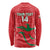 Custom Oman Cricket Long Sleeve Shirt Go Champions Strong Flame Style - Wonder Print Shop