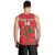 Custom Oman Cricket Men Tank Top Go Champions Strong Flame Style