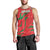 Custom Oman Cricket Men Tank Top Go Champions Strong Flame Style