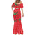 Custom Oman Cricket Mermaid Dress Go Champions Strong Flame Style - Wonder Print Shop