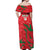 Custom Oman Cricket Off Shoulder Maxi Dress Go Champions Strong Flame Style - Wonder Print Shop