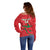 Custom Oman Cricket Off Shoulder Sweater Go Champions Strong Flame Style