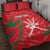 Custom Oman Cricket Quilt Bed Set Go Champions Strong Flame Style - Wonder Print Shop