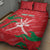 Custom Oman Cricket Quilt Bed Set Go Champions Strong Flame Style - Wonder Print Shop