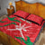 Custom Oman Cricket Quilt Bed Set Go Champions Strong Flame Style - Wonder Print Shop