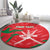 Custom Oman Cricket Round Carpet Go Champions Strong Flame Style