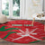 Custom Oman Cricket Round Carpet Go Champions Strong Flame Style