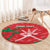 Custom Oman Cricket Round Carpet Go Champions Strong Flame Style