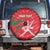 Custom Oman Cricket Spare Tire Cover Go Champions Strong Flame Style