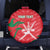 Custom Oman Cricket Spare Tire Cover Go Champions Strong Flame Style