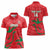 Custom Oman Cricket Women Polo Shirt Go Champions Strong Flame Style - Wonder Print Shop