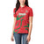 Custom Oman Cricket Women Polo Shirt Go Champions Strong Flame Style - Wonder Print Shop