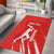 Custom Bahrain Cricket Area Rug Go Champions Grunge Style