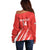 Custom Bahrain Cricket Off Shoulder Sweater Go Champions Grunge Style