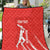 Custom Bahrain Cricket Quilt Go Champions Grunge Style - Wonder Print Shop