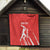 Custom Bahrain Cricket Quilt Go Champions Grunge Style - Wonder Print Shop