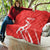 Custom Bahrain Cricket Quilt Go Champions Grunge Style - Wonder Print Shop