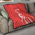 Custom Bahrain Cricket Quilt Go Champions Grunge Style - Wonder Print Shop