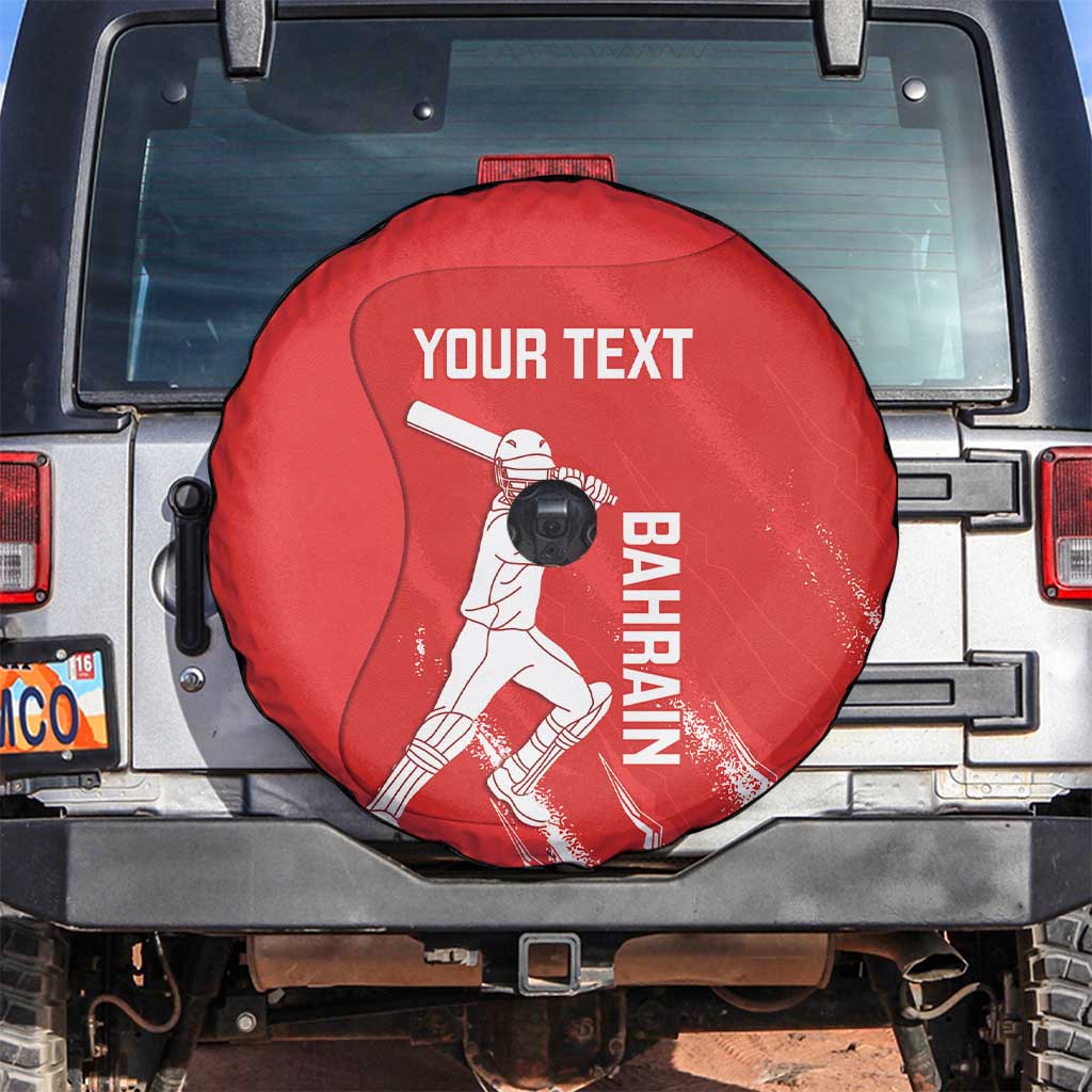 Custom Bahrain Cricket Spare Tire Cover Go Champions Grunge Style