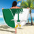 Custom Saudi Arabia Cricket Beach Blanket Go Champions Coat Of Arms Style - Wonder Print Shop