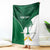 Custom Saudi Arabia Cricket Blanket Go Champions Coat Of Arms Style