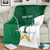 Custom Saudi Arabia Cricket Blanket Go Champions Coat Of Arms Style