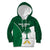 Custom Saudi Arabia Cricket Kid Hoodie Go Champions Coat Of Arms Style - Wonder Print Shop