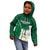 Custom Saudi Arabia Cricket Kid Hoodie Go Champions Coat Of Arms Style - Wonder Print Shop