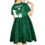 Custom Saudi Arabia Cricket Kid Short Sleeve Dress Go Champions Coat Of Arms Style - Wonder Print Shop