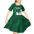 Custom Saudi Arabia Cricket Kid Short Sleeve Dress Go Champions Coat Of Arms Style - Wonder Print Shop