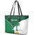 Custom Saudi Arabia Cricket Leather Tote Bag Go Champions Coat Of Arms Style - Wonder Print Shop