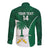 Custom Saudi Arabia Cricket Long Sleeve Button Shirt Go Champions Coat Of Arms Style - Wonder Print Shop