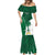 Custom Saudi Arabia Cricket Mermaid Dress Go Champions Coat Of Arms Style - Wonder Print Shop