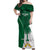 Custom Saudi Arabia Cricket Off Shoulder Maxi Dress Go Champions Coat Of Arms Style - Wonder Print Shop