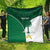 Custom Saudi Arabia Cricket Quilt Go Champions Coat Of Arms Style - Wonder Print Shop