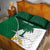 Custom Saudi Arabia Cricket Quilt Bed Set Go Champions Coat Of Arms Style - Wonder Print Shop