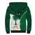 Custom Saudi Arabia Cricket Sherpa Hoodie Go Champions Coat Of Arms Style - Wonder Print Shop