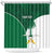 Custom Saudi Arabia Cricket Shower Curtain Go Champions Coat Of Arms Style