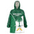 Custom Saudi Arabia Cricket Wearable Blanket Hoodie Go Champions Coat Of Arms Style - Wonder Print Shop