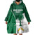 Custom Saudi Arabia Cricket Wearable Blanket Hoodie Go Champions Coat Of Arms Style - Wonder Print Shop