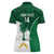 Custom Saudi Arabia Cricket Women Polo Shirt Go Champions Coat Of Arms Style - Wonder Print Shop