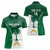 Custom Saudi Arabia Cricket Women Polo Shirt Go Champions Coat Of Arms Style - Wonder Print Shop