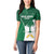 Custom Saudi Arabia Cricket Women Polo Shirt Go Champions Coat Of Arms Style - Wonder Print Shop