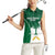 Custom Saudi Arabia Cricket Women Sleeveless Polo Shirt Go Champions Coat Of Arms Style - Wonder Print Shop